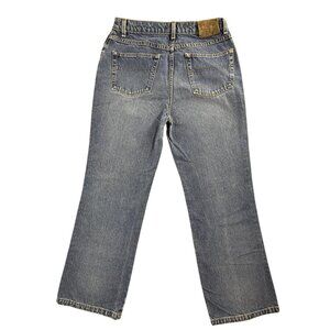 Vintage Polo Ralph Lauren Jeans Women 12 Medium Wash High Rise Flare Denim 30x31